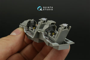 Quinta Studio QD48419 F-16D block 40 3D-Printed &amp;amp; coloured Interior on decal paper (Kinetic 2022 tool) 1/48 – Bild 11