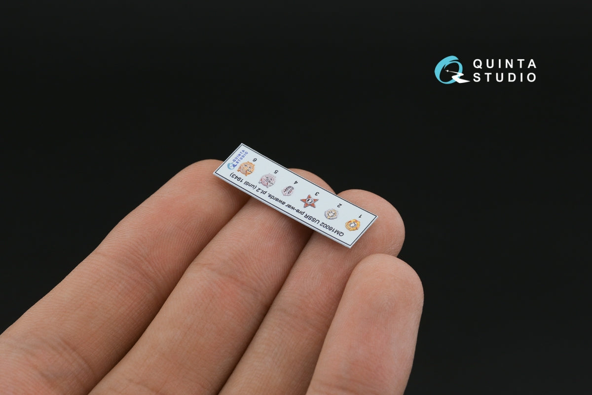 Quinta Studio QM16002 Décorations d&amp;#39;avant-guerre de l&amp;#39;URSS, partie 2 (jusqu&amp;#39;en 1943) 1/16 – image 6