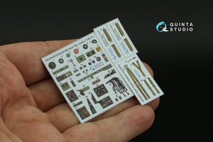 Quinta Studio QD48378 Bristol Blenheim Mk.I 3D-Printed &amp;amp; coloured Interior on decal paper (Airfix) 1/48 – zdjęcie 7