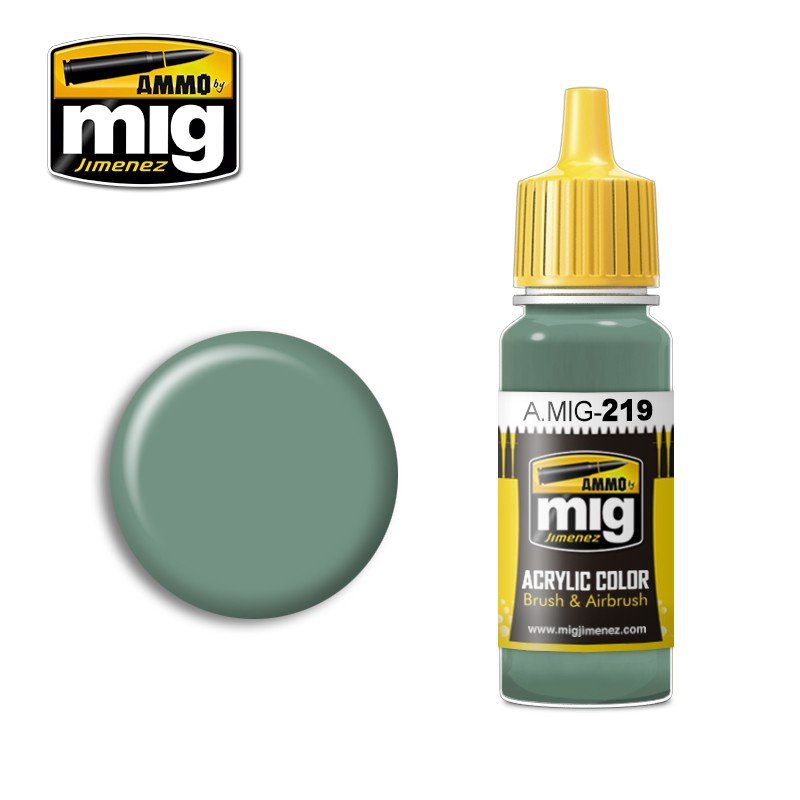 Munitions pour Mig Jimenez 0219 FS 34226 (BS283) VERTE INTÉRIEURE 17 ml