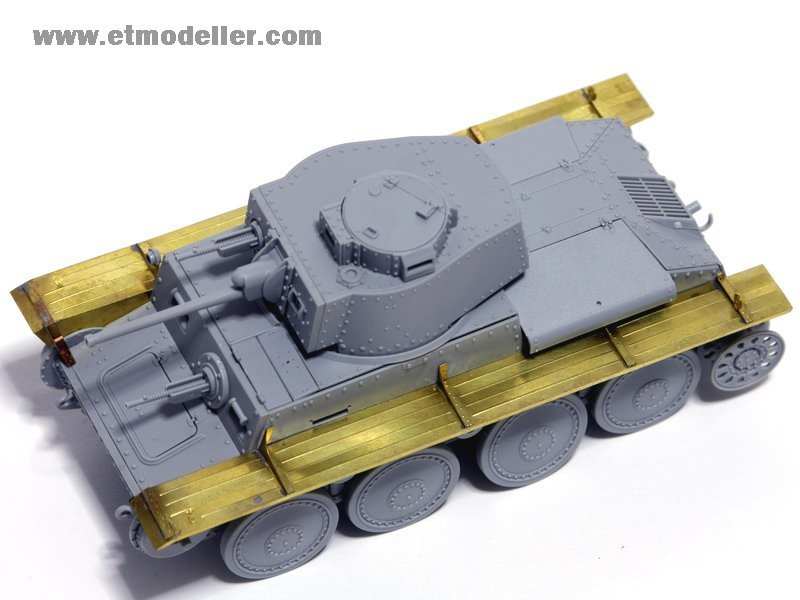 E.T. Model EA35-004 WWII German Pz.Kpfw.38(t) Fender For DRAGON Kit 1/35 – Bild 4