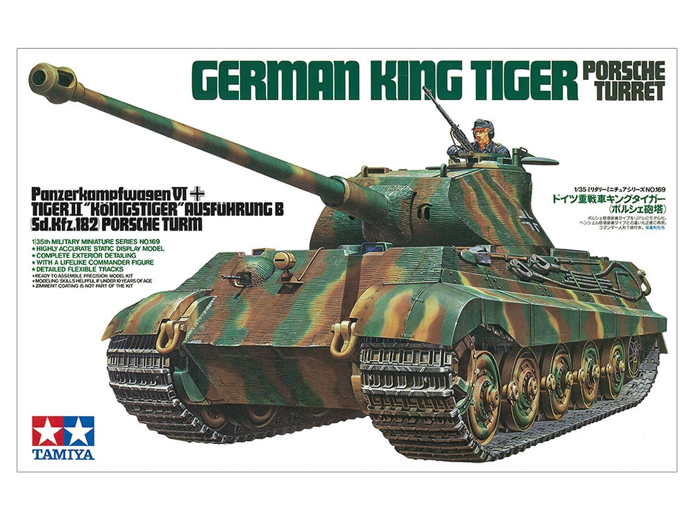 Tamiya 35169 German King Tiger Porsche Turret 1/35 – imagen 2