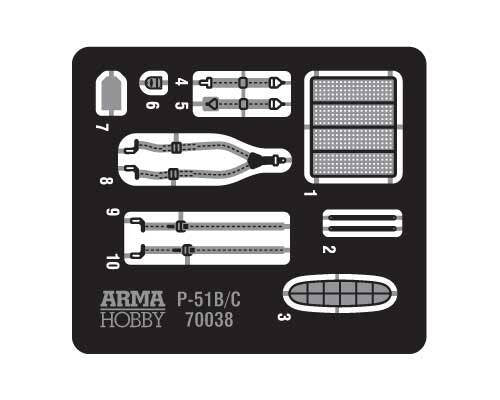 Arma Hobby 70038 P-51 B/C Mustang™ Expert Set 1/72 – Bild 5