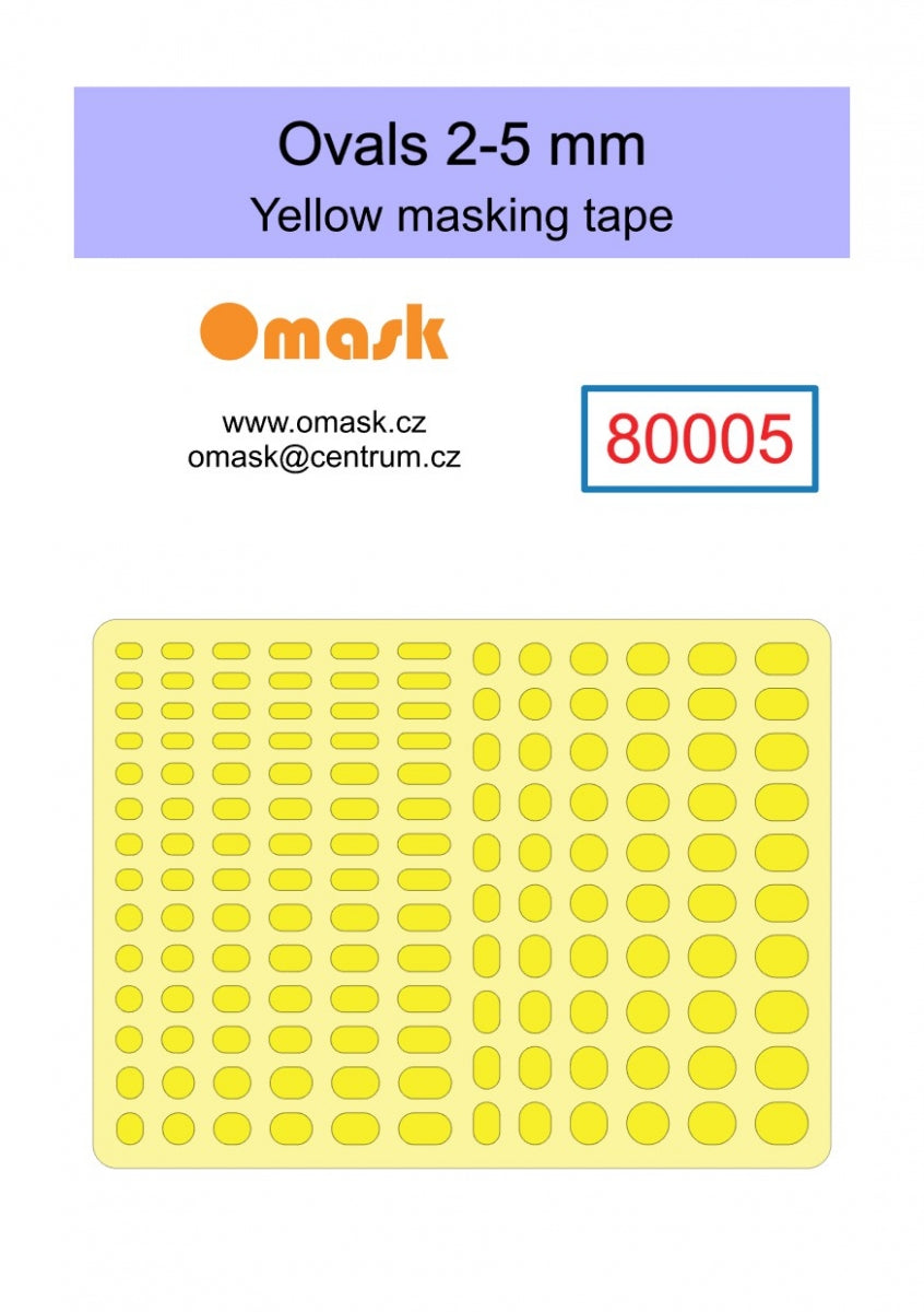 Omask X8002 Universal set 2 - yellow mask (80003, 80004, 80005, 80006, 80009) – Bild 5
