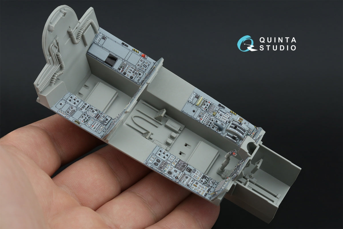 Quinta Studio QDS+32232 Tornado ECR Intérieur italien imprimé en 3D et coloré sur papier décalcomanie (Italeri) (Petite version) (avec pièces en résine imprimées en 3D) 1/32 – image 10