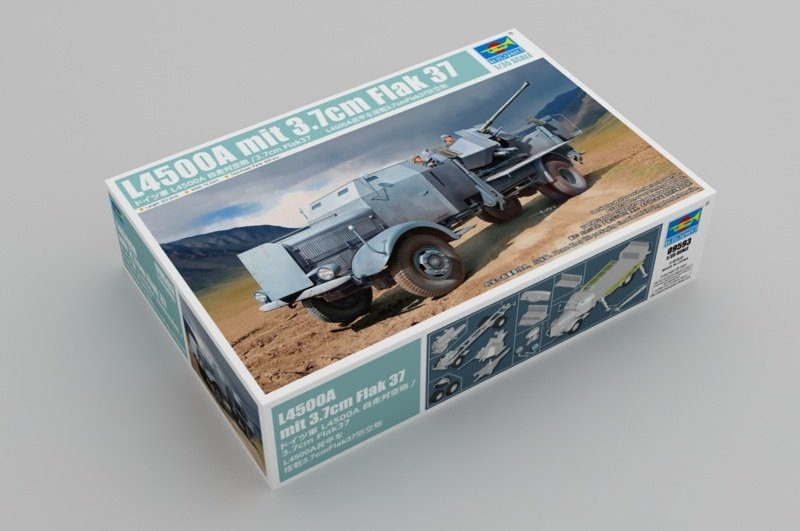 Trumpeter 09593 L4500A mit 3.7cm Flak 37 1/35 – immagine 2