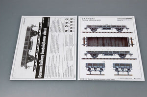 Trumpeter 01518 German Railway Gondola (Lower sides) 1/35 – immagine 8
