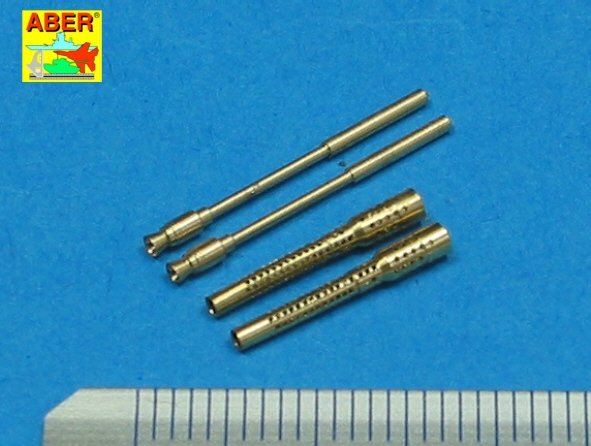 Aber A32005 Set of 2 barrels for German 13mm aircraft machine guns MG 131 (early type) 1/32 – immagine 2