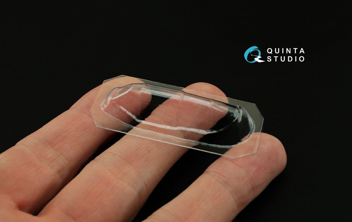 Quinta Studio QC48066 La-5FN vacuformed clear canopy, 1 pcs, (for Zvezda kit) 1/48 – immagine 2