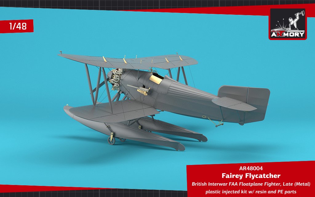 Armory Models 48004 Fairey Flycatcher British Interwar FAA Floatplane Fighter, Late (Metal) 1/48 – image 21