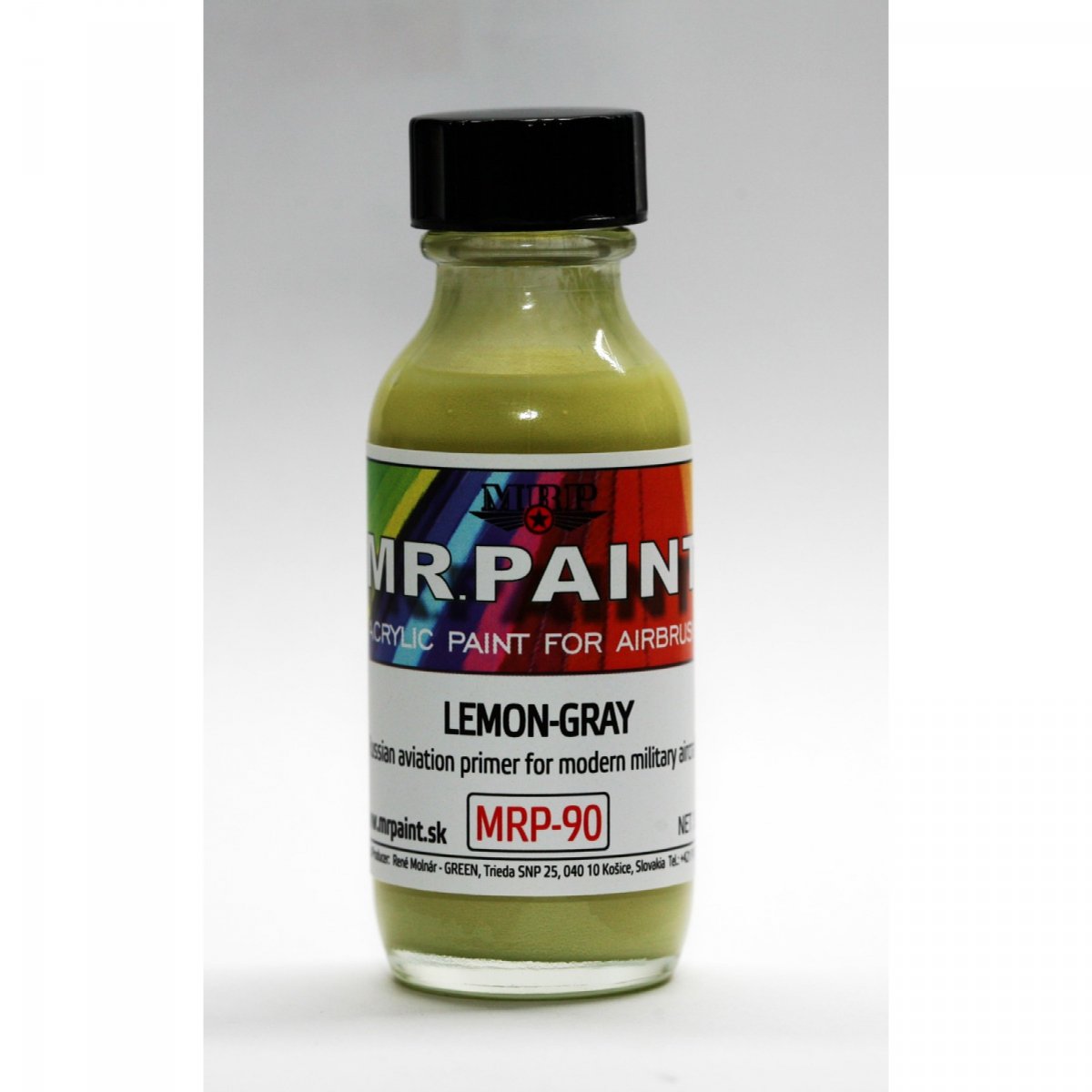 Apprêt pour avions russes MR. Paint MRP-090 GRIS CITRON 30 ml – image 2