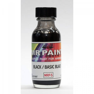 Peinture MR. Paint MRP-005 Noir - Noir basique 30 ml – image 2