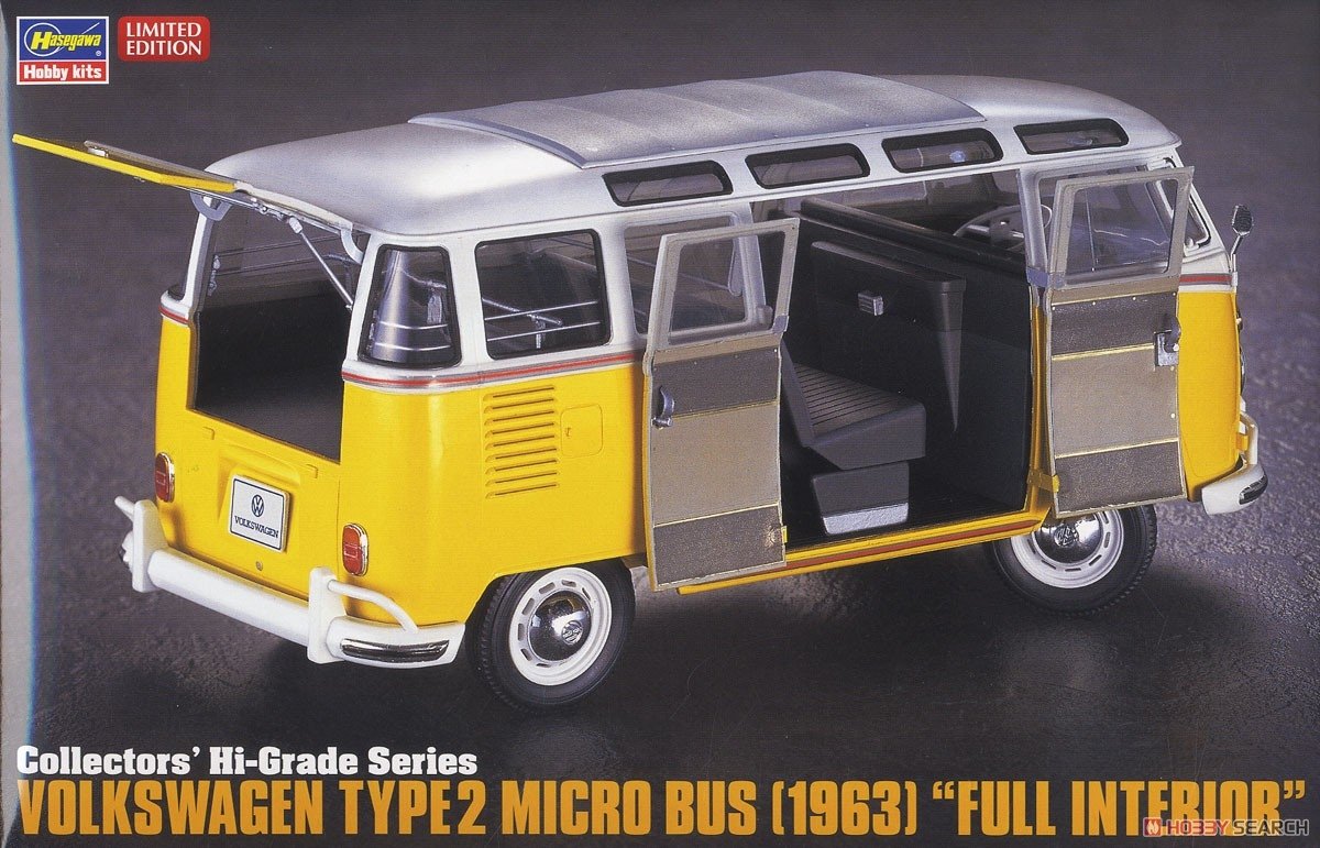 Hasegawa CH48-51048 Volkswagen Type 2 Micro Bus (1963) « Intérieur complet » 1/24