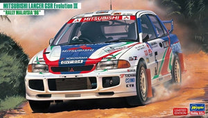 Hasegawa 20537 Mitsubishi Lancer GSR Evolution III « Rallye Malaisie &amp;#39;96 » 1/24
