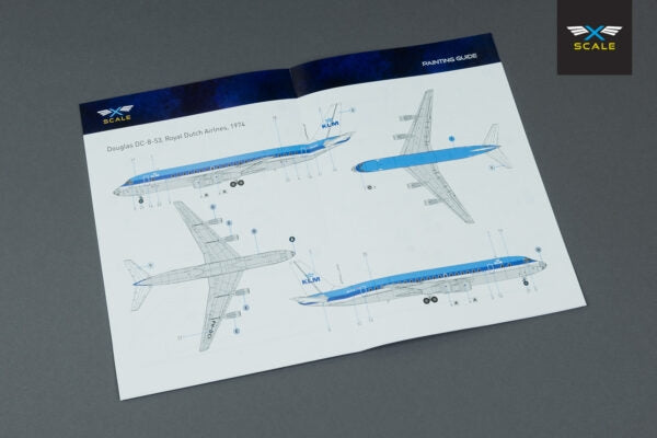 X-Scale 144004 Airliner DC-8-53 KLM 1/144 – Bild 4