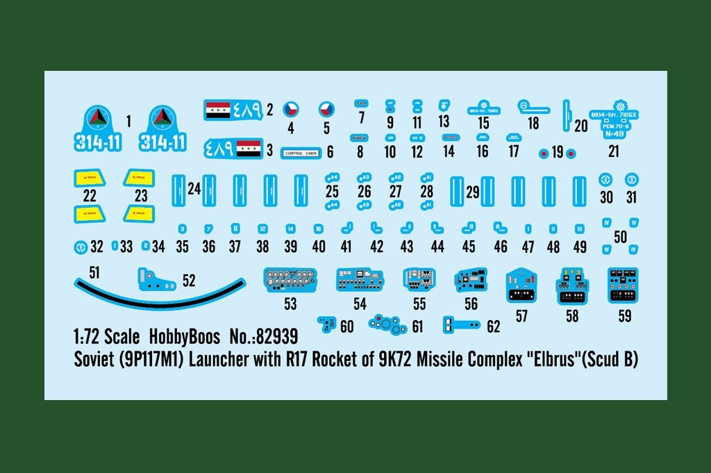 Hobby Boss 82939 Former Soviet Scud-B ballistic missile 1/72 – imagen 3