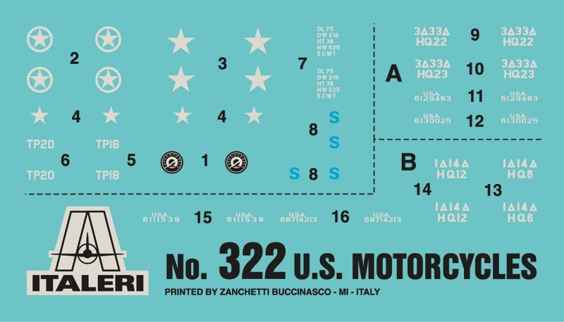 Italeri 0322 US MOTORCYCLES (1/35) – image 6