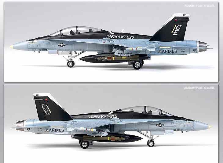 Academy 12422 F/A-18D Hornet US Marines 1/72 – immagine 2