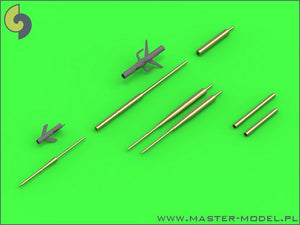 Master AM-48-122 Su-17, Su-20, Su-22 (Fitter) - Pitot Tubes and 30mm gun barrels 1/48 – Bild 3