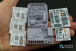 Quinta Studio QD+48357 Ka-27PL Military version 3D-Printed &amp;amp; colored Interior on decal paper (Hobby Boss) (with 3D-printed resin parts) 1/48 – image 3
