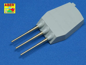 Aber 350L-06 Set of 9pcs 406mm short barrels for US ships for turrets without antiblast covers: North Carolina, Washington 1/350 – imagen 3