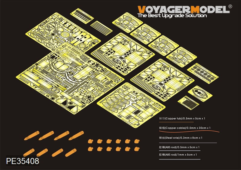 Voyager modèle PE35408 WWII Panzer allemand IV ausf G 20mm Flakpanzer IV &amp;quot;Wirbelwind&amp;quot; pour DRAGON 6342 1/35