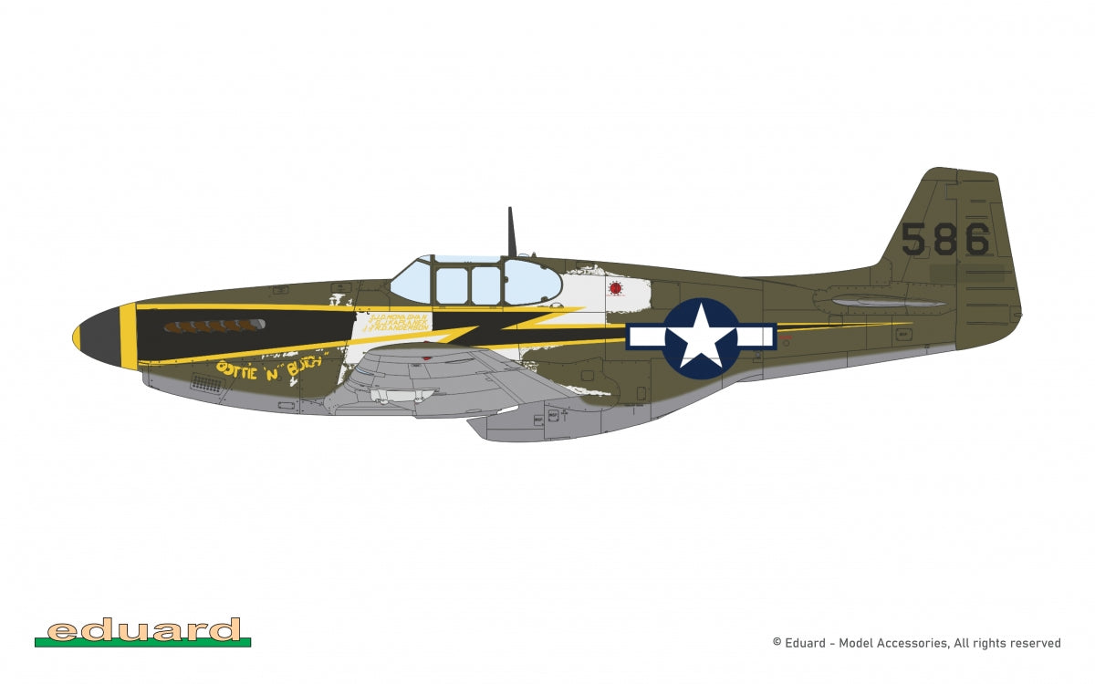 Eduard 82108 P-51B/ C Mustang w/ dorsal fin 1/48 – Bild 12