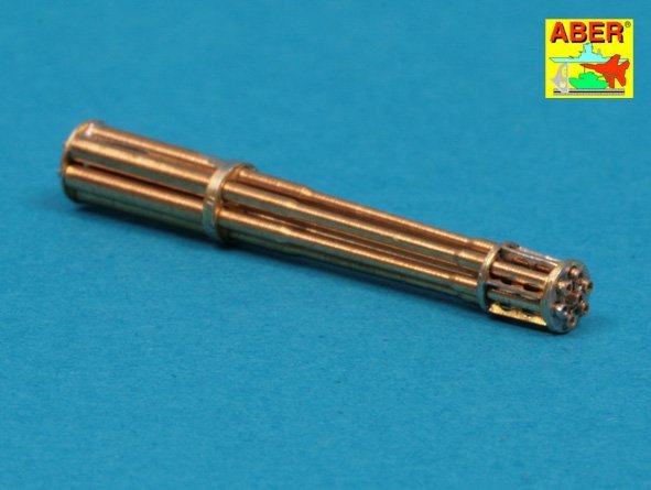 Aber A48 050 Set of barrels for 20 mm gun M61A1used in modern US Force aircrafts 1/48 – immagine 7