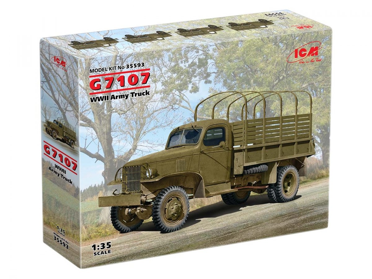 ICM 35593 G7107 WWII Army Truck 1/35 – zdjęcie 2