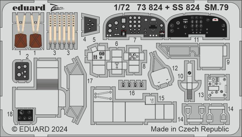 Eduard BIG72181 SM.79 ITALERI 1/72 – Bild 6