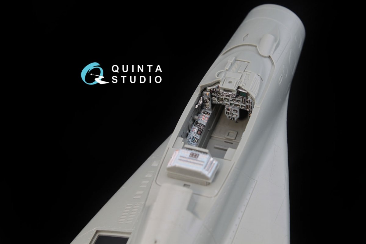 Intérieur imprimé en 3D et coloré sur papier décalcomanie Quinta Studio QD48008 MiG-29 (9-12) (pour maquettes GWH) 1/48 – image 6