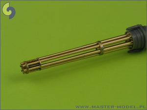 Master AM-32-029 M61 A1 Vulcan - Six-barrelled rotary 20mm cannon - turned barrels with etched barrel clamps 1/32 – Bild 2