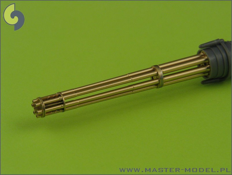 Master AM-32-029 M61 A1 Vulcan - Six-barrelled rotary 20mm cannon - turned barrels with etched barrel clamps 1/32 – Bild 2