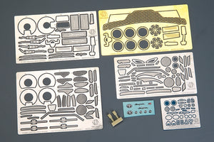 Hobby Design HD02-0402 Toyota GR Supra Detail-up Set (PE + Metal Parts + Resin + Metal Logo) 1/24 – imagen 2