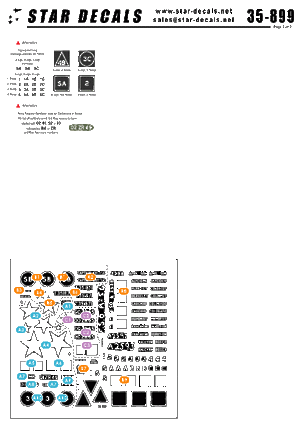 Star Decals 35-899 8th K.R.I.H. Centurions in Korean 1/35 – Bild 2
