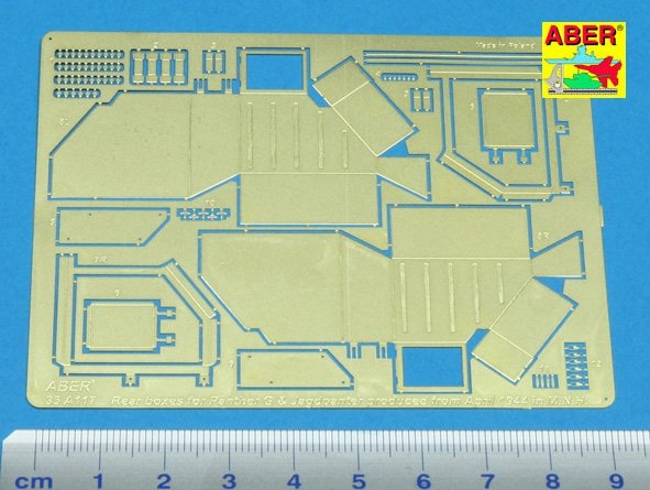 Aber 35A117 Rear boxes for Panther G &amp;amp;Jagdpanter produced from April 1944 in M.N.H. 1/35 – zdjęcie 2