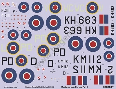 Kagero KD32003 Mustangs over Europe Part 1 Nos. 303 &amp;amp; 309 Squadrons 1/32 – imagen 2