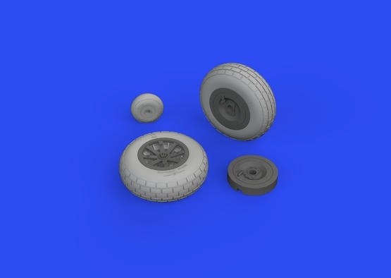 Eduard 632160 P-40E wheels TRUMPETER 1/32 – zdjęcie 3