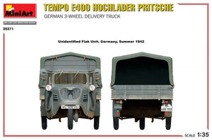 MiniArt 35371 Tempo E400 Hochlader Pritsche German 3-wheel delivery truck 1/35 – Bild 15