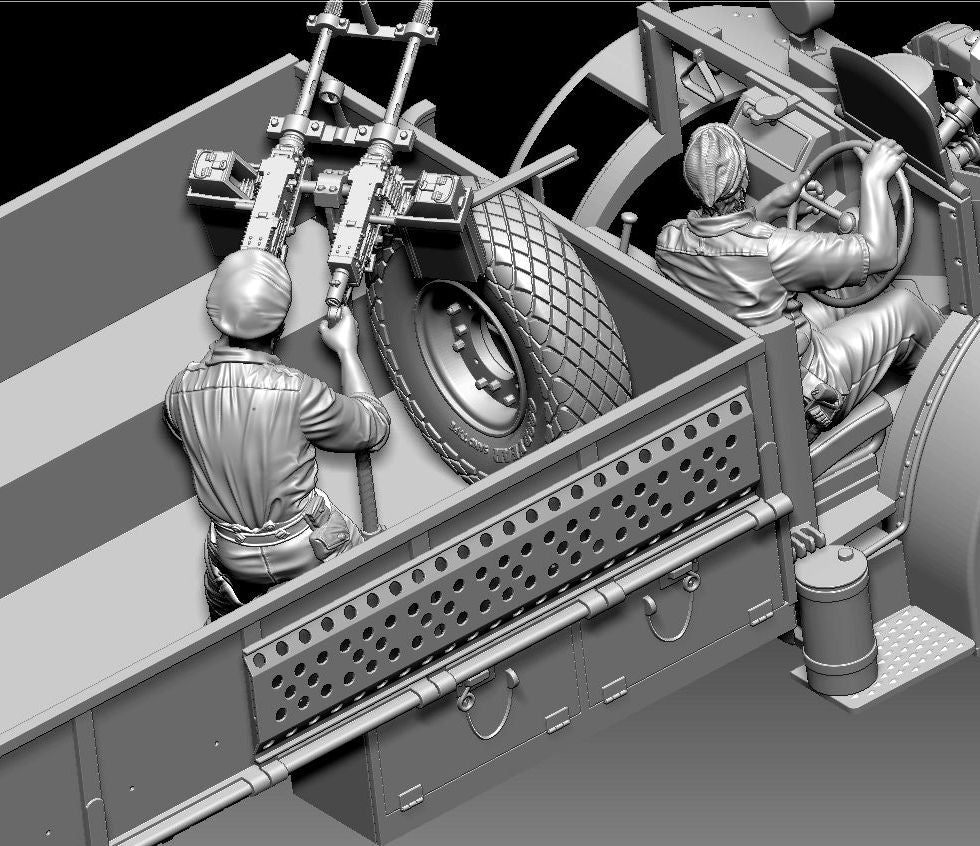 Thunder Model 35311 LRDG F30 Patrol Truck With Offset Rear Bed, Limited Bonus Edition 1/35 – Bild 7