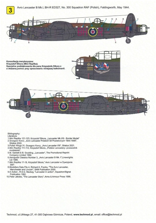 Techmod 72166 Avro Lancaster B Mk. I 1/72 – Bild 5