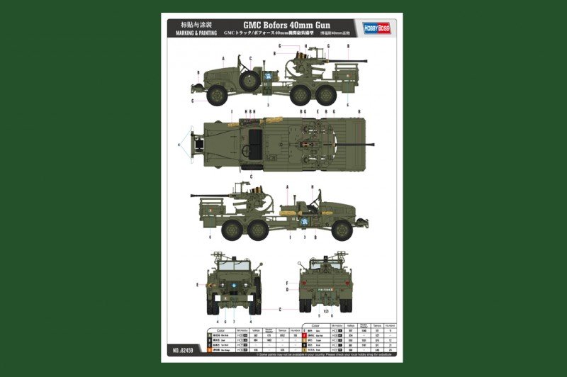 Hobby Boss 82459 GMC Bofors 40mm Gun 1/35 – Bild 3
