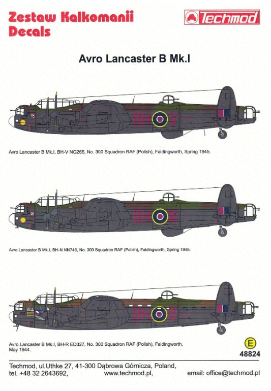 Techmod 48824 Avro Lancaster B Mk I 1/48 – image 2