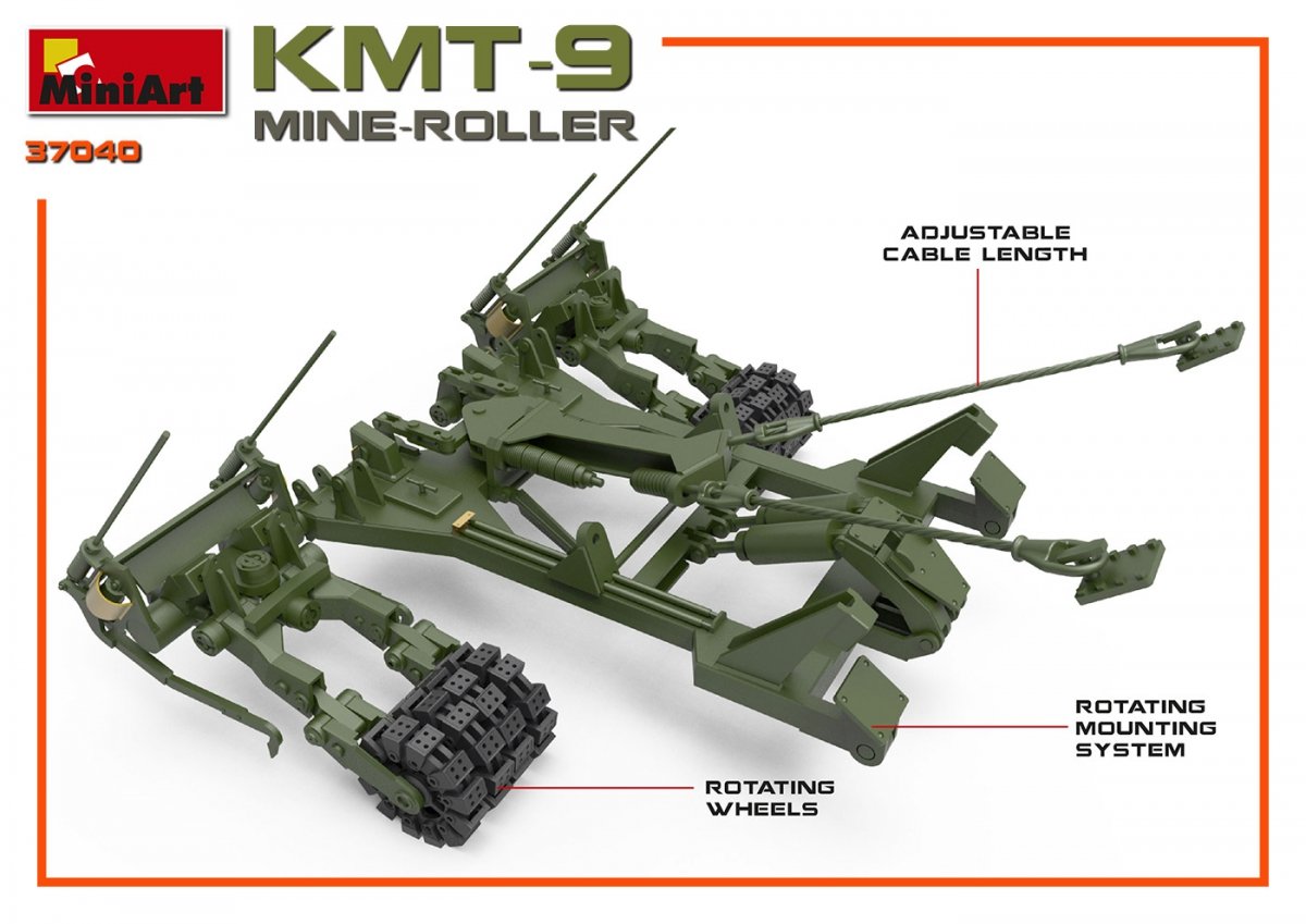 MiniArt 37040 Mine-roller KMT-9 1/35 – imagen 2