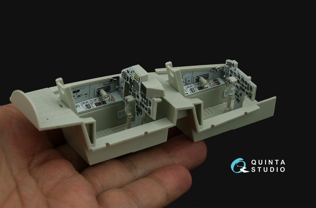 Intérieur imprimé en 3D et coloré du MiG-29UB (Trumpeter) de Quinta Studio QDS-32227 (Petite version) 1/32 – image 9