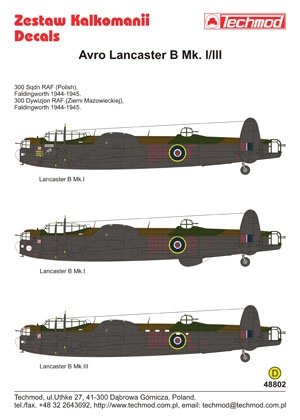 Techmod 48802 - Avro Lancaster B.I 1/48 – zdjęcie 2
