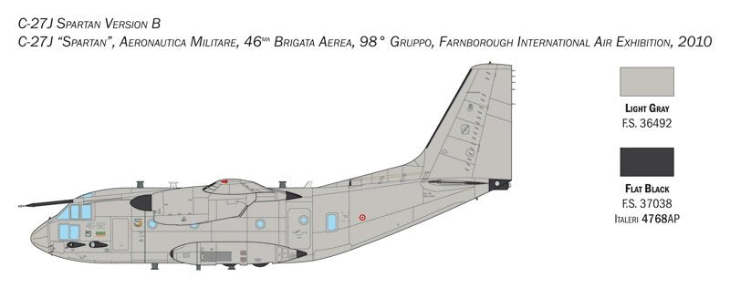 Italeri 1450 C-27J SPARTAN / G.222 1/72 – image 4