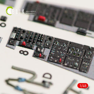 KELIK K48034 F-16C &amp;quot;FIGHTING FALCON&amp;quot; INTERIOR 3D DECALS FOR KINETIC KIT 1/48 – zdjęcie 3