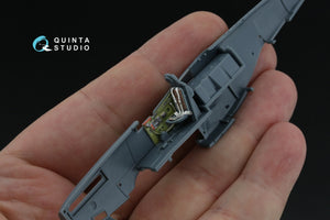Quinta Studio QD72181 P-51D Mustang Early 3D-Printed &amp;amp; coloured Interior on decal paper (Eduard) 1/72 – Bild 11