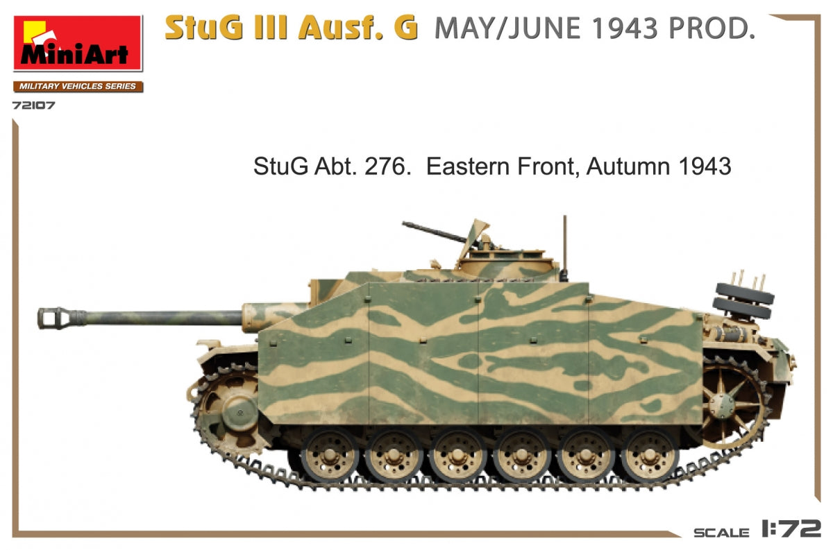 MiniArt 72107 StuG III Ausf. G MAY/JUNE 1943 PROD. 1/72 – immagine 6